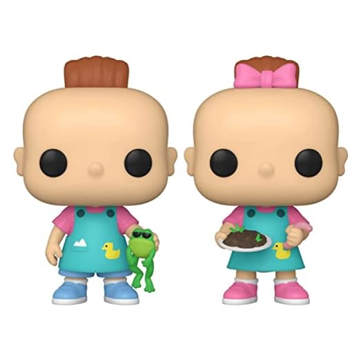 Funko Pop! Television: Rugrats - Phillip DeVille - 2 Pack Phil & Lil - Exclusiva Amazon - Figura de Vinilo Coleccionable - Idea de Regalo- Mercancia Oficial - Juguetes para Niños y Adultos