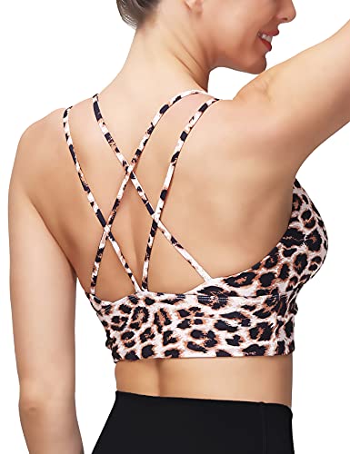 Image of MotoRun Bralettes for Women, Strappy Sports Bra Push up Bralette Sexy Bras Rave Top