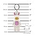 LEGO Minifigures Keychain Light - Bunny Suit Guy (KE73H), Extra-Large 3 Inch Tall Figure, Easter Basket Stuffer, Bag Charm