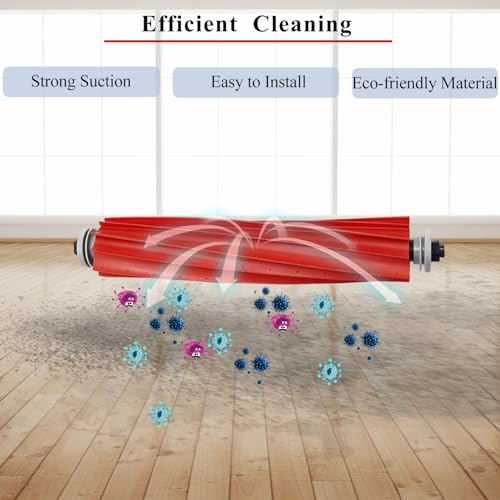 Image of Rubber Main Brush Compatible with Roborock Q Revo /S7 /S7+ /S7 MaxV /S7 MaxV Plus /T7S /T7S Plus /Q7 /Q7 + /Q7 Max /Q7 Max+ /Qrevo Pro /Qrevo S /Qrevo Plus Robot Vacuum Cleaner