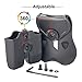 Double Magazine Pouch Fit Glock 17 19 22 23 26 27 31 32 33 34 35 37 38 39-9mm .40 Cal Dual Stack Mag Holder | Polymer Paddle Holster | 360°Adjustable Cant | Ambidextrous | Outside Waistband | Black