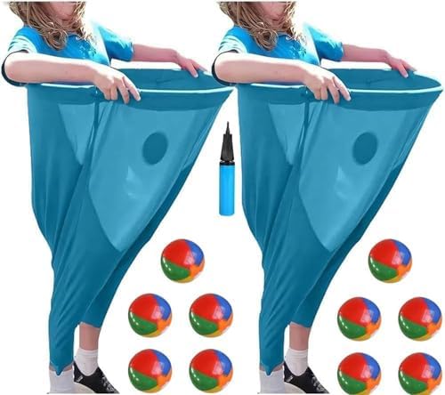 Yard Games Granny Pants Set - Hilarious Oversized Underwear Catch Game with Bouncy Balls - Fun Outdoor Party Game for Adults & Family Reunions, Perfect for Summer Events!