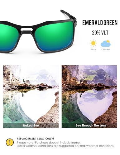 Image of BLAZERBUCK Polarized Replacement Lenses for Oakley Triggerman Sunglass OO9266