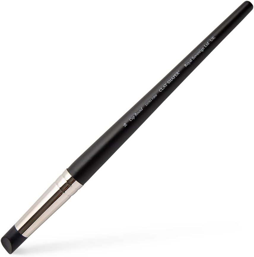 Colour Shaper Cup Round 16 Extra Firm Painting Shaper Brush - Black