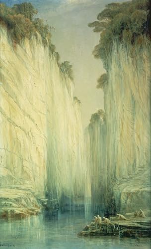 Tableau Toile pour Mur Vide Salon 60x90cm Affiches d'Art Edward Lear Rendu Peinture Chic