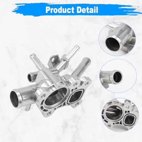 Image of 110603TA1A Thermostat Housing Compatible with Nissan Rogue 2015-2017 2.5L | Replacement for CH6120, 110603TA1A, 110603TS0A