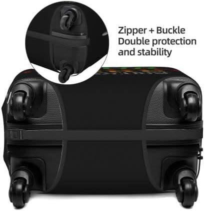 review Xulufan Custom Travel Luggage Cover，Personalized Travel Suitcase Cover，Washable Anti-Scratch Luggage Cover With Your Photo/Text For Men Women Boy Girl