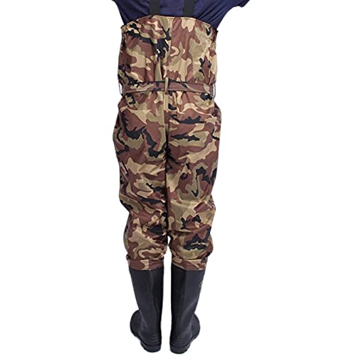 Mannen Dames Outdoor Waterdichte Vissen Wading Broek Ademend Laarzen Waders (Color : B, Size : 42 EU) - Image 4