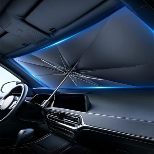 🎉Il parasole per auto riflette e blocca efficacemente la luce e il calore, proteggendo efficacemente l'interno dell'auto e prevenendo le screpolature e l'invecchiamento della tappezzeria.