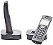 Panasonic TGC312SPB- Teléfono Fijo Inalámbrico Dúo (LCD, Identificador De Llamadas, 16H Uso...