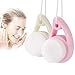Produktbild Gesichtsreinigungsbürste Manuelle Reinigungsbürste Gesicht Gesichtsbürste Massagebürste für Gesicht Ultra Soft Exfoliating Bürste Gesichtsreinigung Waschbürste für Tiefenreinigung (Rosa)