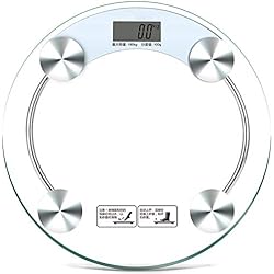 Bascula Humana Báscula electrónica de salud Báscula familiar Báscula del cuerpo humano Báscula redonda Báscula de baño doméstica Báscula electrónica digital de alta precisión