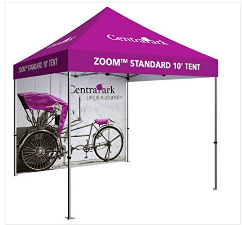 OrbusZM-TNT-3MX3M-FLL-WLL-BLU Zoom Economy & Standard 10 Popup Tent Full Wall - Blue