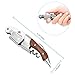 Philorn Wine Opener-Professional Corkscrew Wine Opener with Foil Cutter & Cap Remover, Manual Wine Key for Servers, Bartenders, Waiters & Home Use, Rosewood Handle Wine Bottle Opener