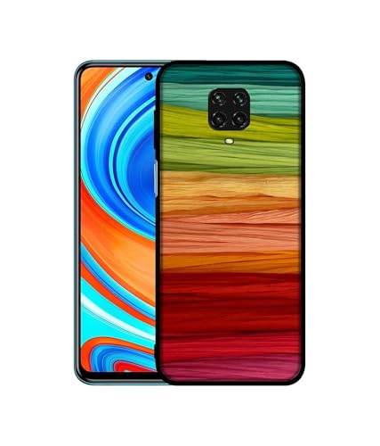 Image of Colorful Thread Design Premium 2D Printed Metal Back Case Cover for Mi Redmi Note 9 Pro /Note 9 Pro Max /Poco M2 Pro