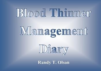 Paperback Blood Thinner Management Diary Book