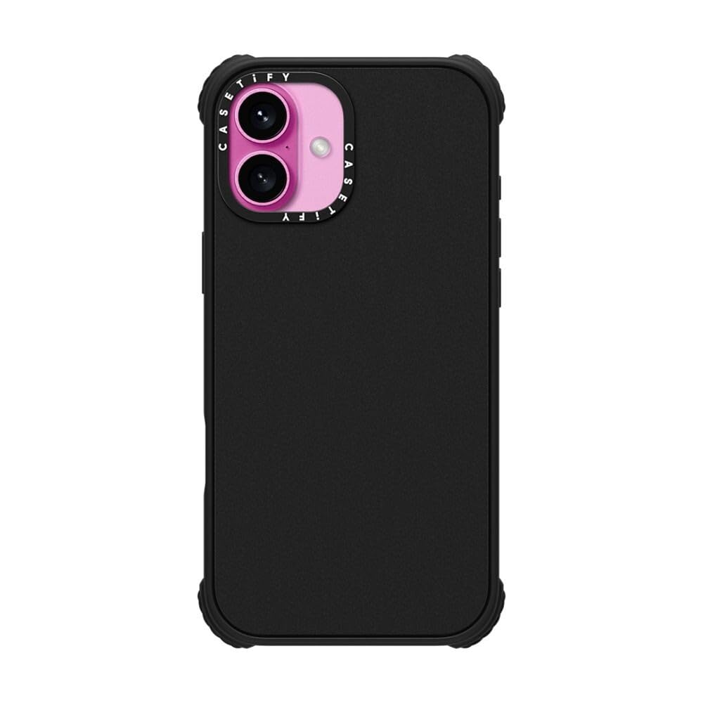 CASETiFY Ultra Impact - Funda para iPhone 16 Plus (fuerte y delgada, protección contra caídas de grado militar 5X de 11 pies, compatible con Magsafe), color negro mate