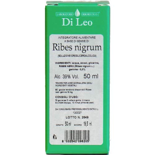 Laboratorio Erboristico Di Leo Ribes Nigrum Integratore Alimentare 50ml