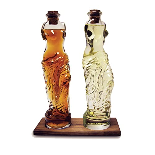 Polenart Venus Liquor Decanter With Cork Stopper Woman Shaped Whiskey Decanter Wine Carafe Decanter Durable Thick Glass 27 Oz 800 Ml Turkish Glass Bottles thumb #3