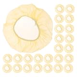 Veemoon 50 Stück Kunststoff Detektorabdeckungen Gelb 1,5mm X 10cm Staubschutzkappen für Feuermelder Flexibler Detektorschutz für Brandschutzgeräte in Haushalt Büro und Industrie