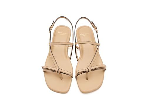 Image of kate spade new york Loop Smooth Leather Flat Sandal