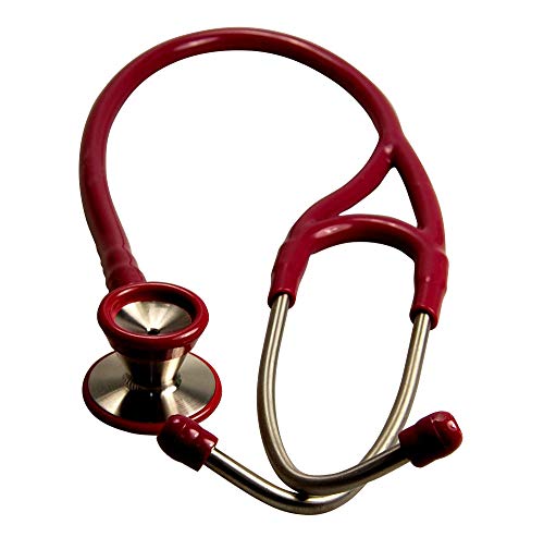 Cardiology Stethoscope - Double Head ~RED Tubes