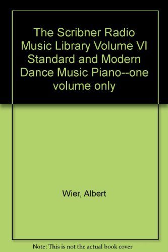 The Scribner Radio Music Library, Volume VI - S... B000OJYSMI Book Cover