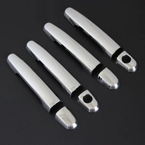 Manijas cromadas para Toyota Hilux Vigo 2006, cuenco protector y pegatina de accesorios