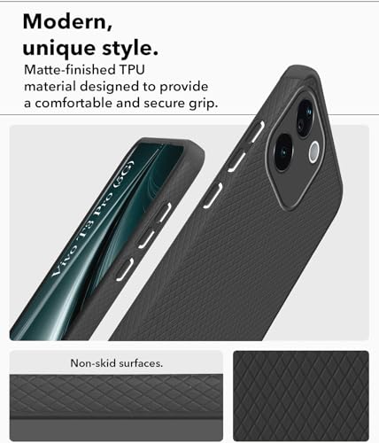 Image of Jkobi Back Cover Case for Vivo T3 Pro (Liquid Silicone | Side Grip | Camera Protection)