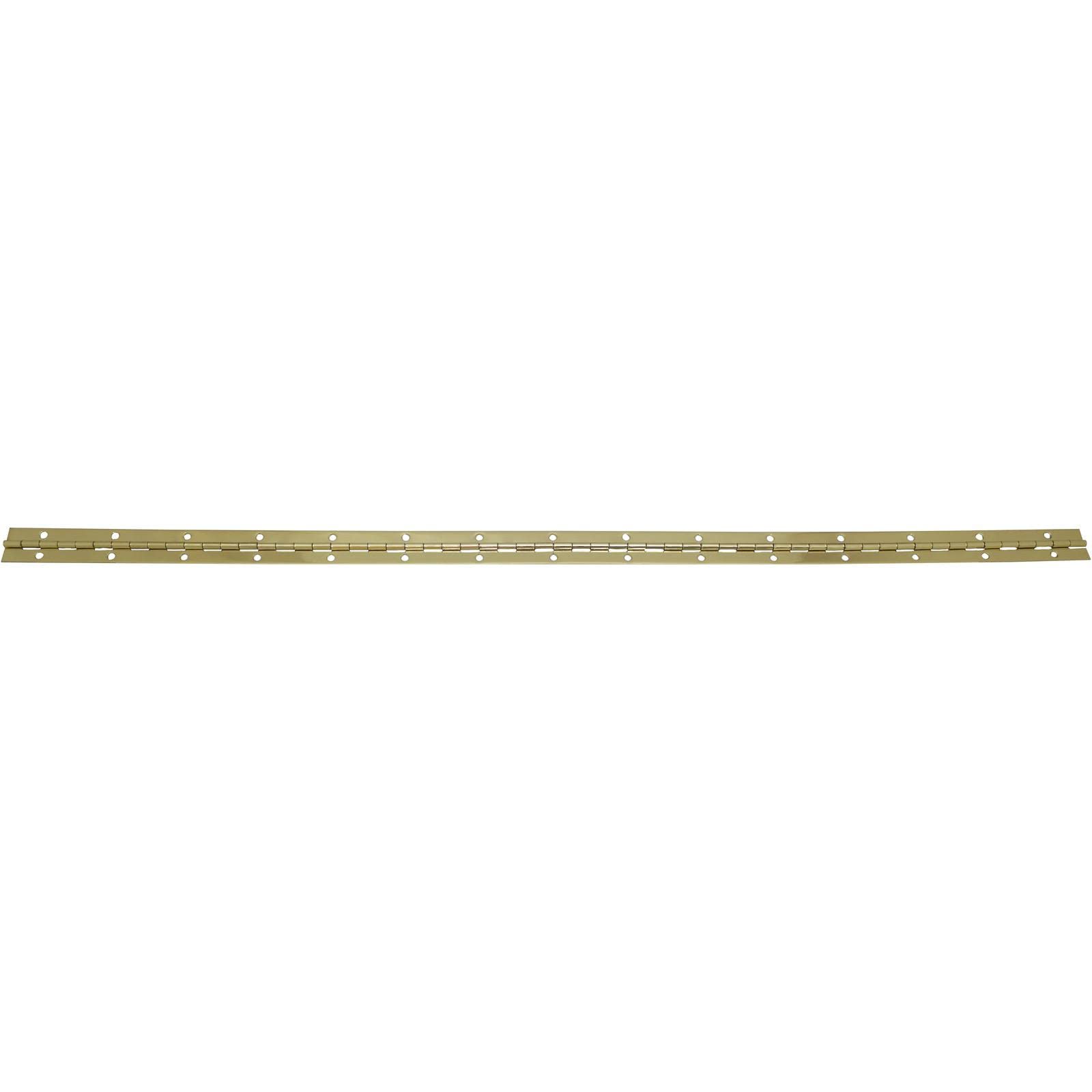 Continuous (Piano) Hinge, 1-1/16 inch x 30 inch, Polished Brass by Stone Harbor Hardware