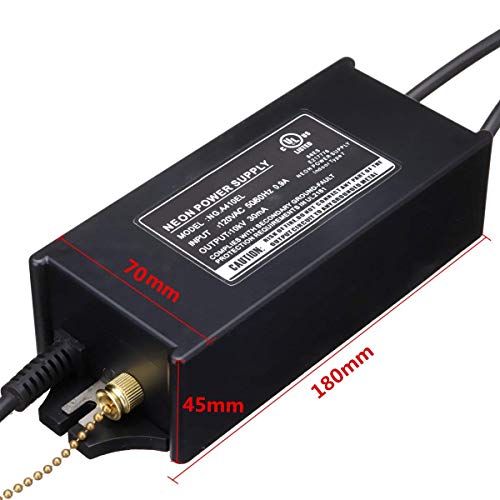 Brand New 10KV 10000V Power Supply for Glass Neon Sign Electronic Neon Light Beer Signs Bar Lights Transformer 120V 50/60Hz(UL Approval) - Thumbnail 3