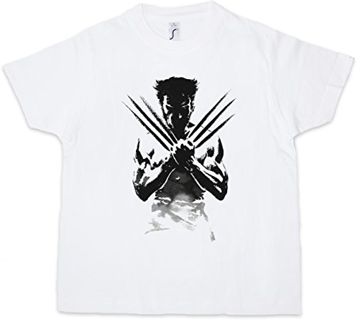 Urban Backwoods Wolverine Shadow Warrior Enfants Kids T-Shirt Blanche Taille 12 Ans