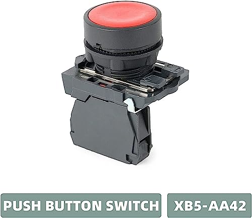 Bouton-Poussoir Momentané Circuits Électriques XB5-AA31 22mm - 2