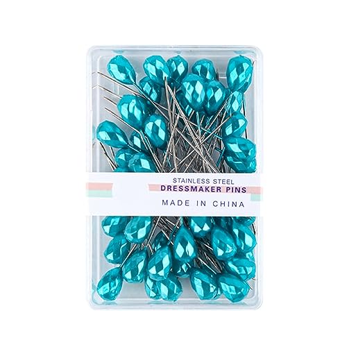 50 Pieces Colored Sewing Pins Diamond-Head 2 Inch Long Quilting Pins For Fabric Sewing Jewelry Clothing Accessories