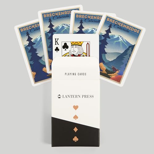 Baraja de cartas Poker Breckenridge Colorado 52 naipes miniatura 6