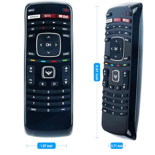 Image of New XRT112 Remote Control fit for Vizio Smart Internet LED TV with Netflix /iHeart Radio APP Keys