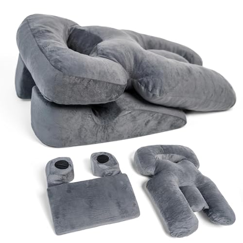 Zomaple Face Down Chair After Eye Surgery – Memory Foam, Washable Cover, & Ventilated Design – Facedown Pillow for Sleeping, BBL Equipment, Retinal & Vitrectomy Recovery