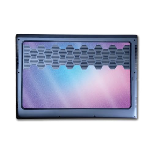 Image of Glossy Glitter Laptop Skin Compatible with Alienware M16 R2 (2024) - Royal Haze - Premium 3M Vinyl Protective Wrap Decal Cover - Easy to Apply | Crafted in The USA by MightySkins