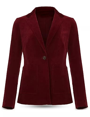 Veste de costume femme en velours pour créer un look habillé de fête unique