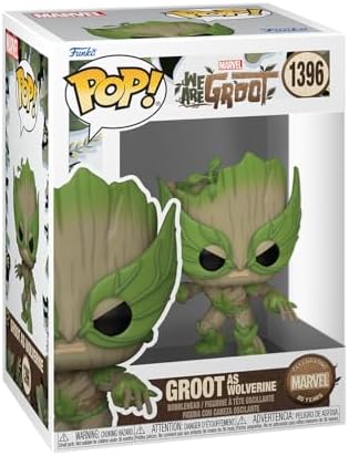 Funko Pop! Marvel: Wag - Wolverine - We Are Groot - Figura de Vin...