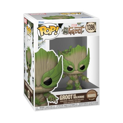 Funko Pop! Marvel: Wag - Wolverine - We Are Groot - Figura de Vinilo Coleccionable - Idea de Regalo- Mercancia Oficial - Juguetes para Niños y Adultos - TV Fans - Muñeco para Coleccionistas