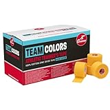 Cramer Team Color Athletic Tape, Black, For Ankle, Wrist, and Injury Taping, Helps Protect and Prevent Injuries, Promotes Faster Healing, Athletic Training First Aid Supplies, 1.5