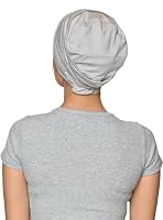 SAKUCHI Damen Chemo Bambus Slouchy Snood Beanie Turban Kopfbedeckung – Weiche Mütze für Krebspatienten & Haarausfall – Ansicht 3