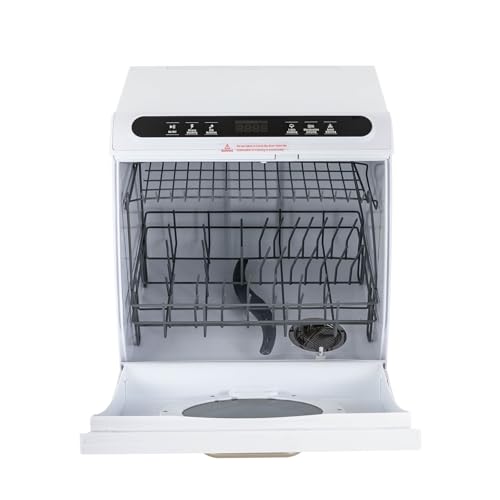 Tragbarer Aufsatz-Geschirrspüler mit eingebautem Wassertank, 5 Waschprogramme, Air-Dry-Funktion - Mini-Geschirrspüler für kleine Räume, einfache installationsfreie Bedienung 7 Tragbarer Aufsatz-Geschirrspüler mit eingebautem Wassertank, 5 Waschprogramme, Air-Dry-Funktion - Mini-Geschirrspüler für kleine Räume, einfache installationsfreie Bedienung