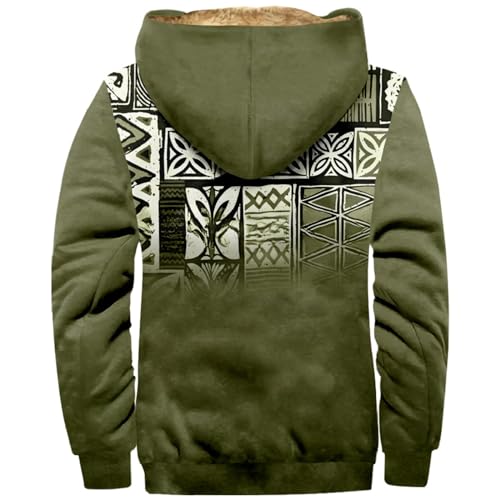 Winter Coats for Men Vintage Plush Zip Up Long Sleeve Hunting Warm Big and Tall Thicken Fleece Lined Streetwear3