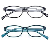 ALWAYSUV 2 Pack Boys Girls Blue Light Blocking Glasses Square Eyeglasses Anti Blue Ray Computer Game Glasses for Kids