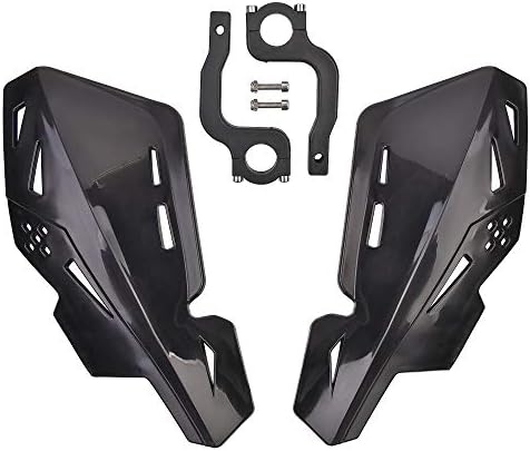 Motorcycle Handle Bar Hand Guards Plastic Protector Replacement for SX SXF EXC XCW Dirt Bike Motocross ATV 22mm 7/8" Black