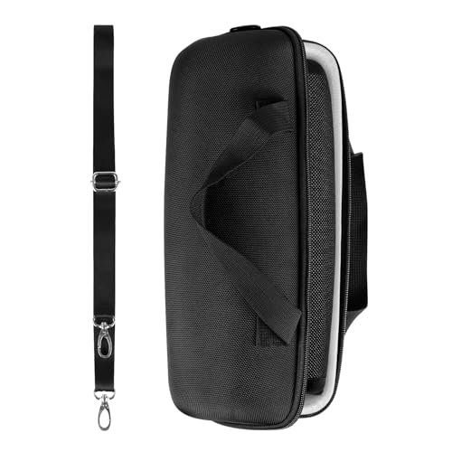 Geekria Shield Speaker Case Compatible with JBL Xtreme 3, Replacement Travel Hard Shell Portable Speaker Protective Carrying Bag with Cable Storage (Black)