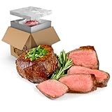 Grumpy Butcher Filet Mignon Steaks (8 oz each, 6 Pack) | Boneless Prime Filet Mignon Steak | Steak H