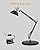 LEPOWER Metal Desk Lamp, Adjustable Goose Neck Architect Table Lamp with On/Off Switch, Swing Arm Desk Lamp with Clamp, Eye-Caring Reading Lamp for Bedroom, Study Room &Office (Black)
